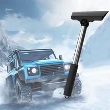 Multifunctional Car Snow Scraper Deicing Defrosting Window Cleaner Black