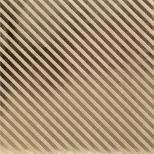 Bazzill KFOIL12-5108  Foiled Kraft Cardstock 12"X12"-Gold Stripe (5Pk)