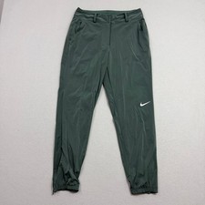 Nike Form Dri-FIT Standard-Fit Tapered-Leg Training Pants Men's Medium Green