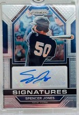 2023 Panini Prizm Baseball Spencer Jones Signatures Prospect Auto Yankees
