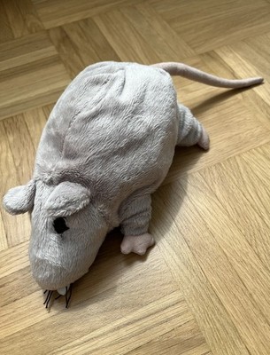Stofftier Plüschtier IKEA GOSIG RATTA Stofftier Kuscheltier 23cm Ratte Maus Grau