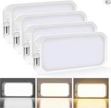 RV Interior LED Ceiling Light 1200LM, Ultra Slim 0.6in Dome Light, 3 Color Tempe