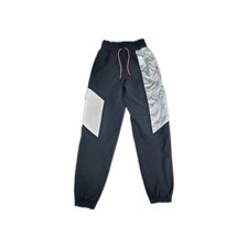 Air Jordan Sz XS Winter Utility Womens Pants Joggers Black Silver CW6500 C33-9