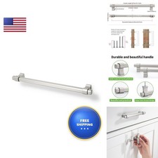 TUNNY 5 Pack Octagon Cabinet Handles 8.81"/224mm Screw Spacing Matte Nickel