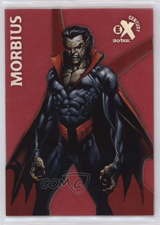 2017 Fleer Ultra Marvel Spider-Man EX Century Then Red 6/34 Morbius #EX34 0ad5