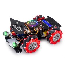4WD Smart Car Robot Kit with Mecanum Wheels for Arduino, STEM Education Project