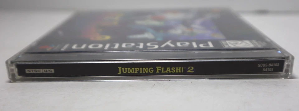 PS1 Playstation 1 Jumping Flash 2 Black Label CIB EXC Rare Game - Image 3 of 4