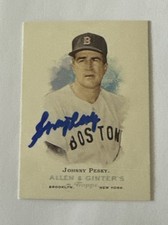 2006 Topps Allen & Ginter's Johnny Pesky #278 Boston Red Sox Signed Autograph