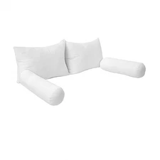 Bolster & Back Rest Pillow Cushion Fiberfill Twin Size "INSERT ONLY" Style2