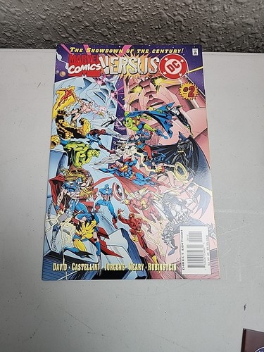 DC VERSUS VS MARVEL COMICS #1-4 LOTTO SET 1996 CROSSOVER 1° STAMPA 1 2 3 4 - Foto 7 di 12
