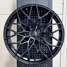 20 W719 Satin Black Staggered Wheels Rims Fits Bmw 428i 430i 435i 440i