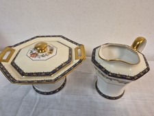 Theodore Haviland Limoges Chateaudun COVERED SUGAR BOWL & CREAMER