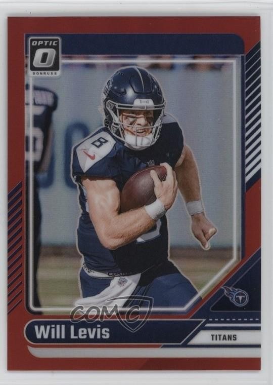 2024 Panini Donruss Optic Red Prizm 111/125 Will Levis #189 1ca6
