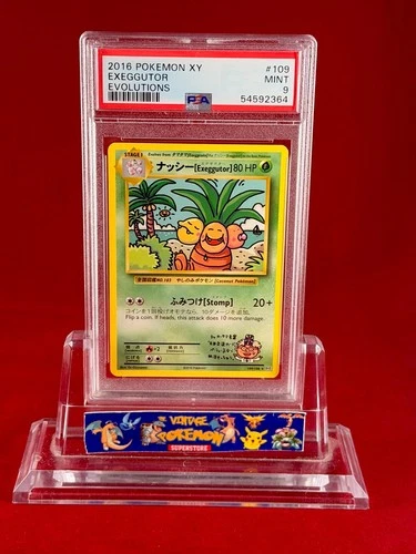 2016 POKEMON XY Evolutions EXEGGUTOR Card #109 PSA 9