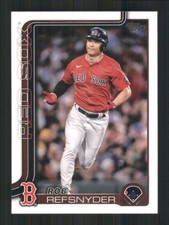 2025 Topps #112 Rob Refsnyder Boston Red Sox 38223