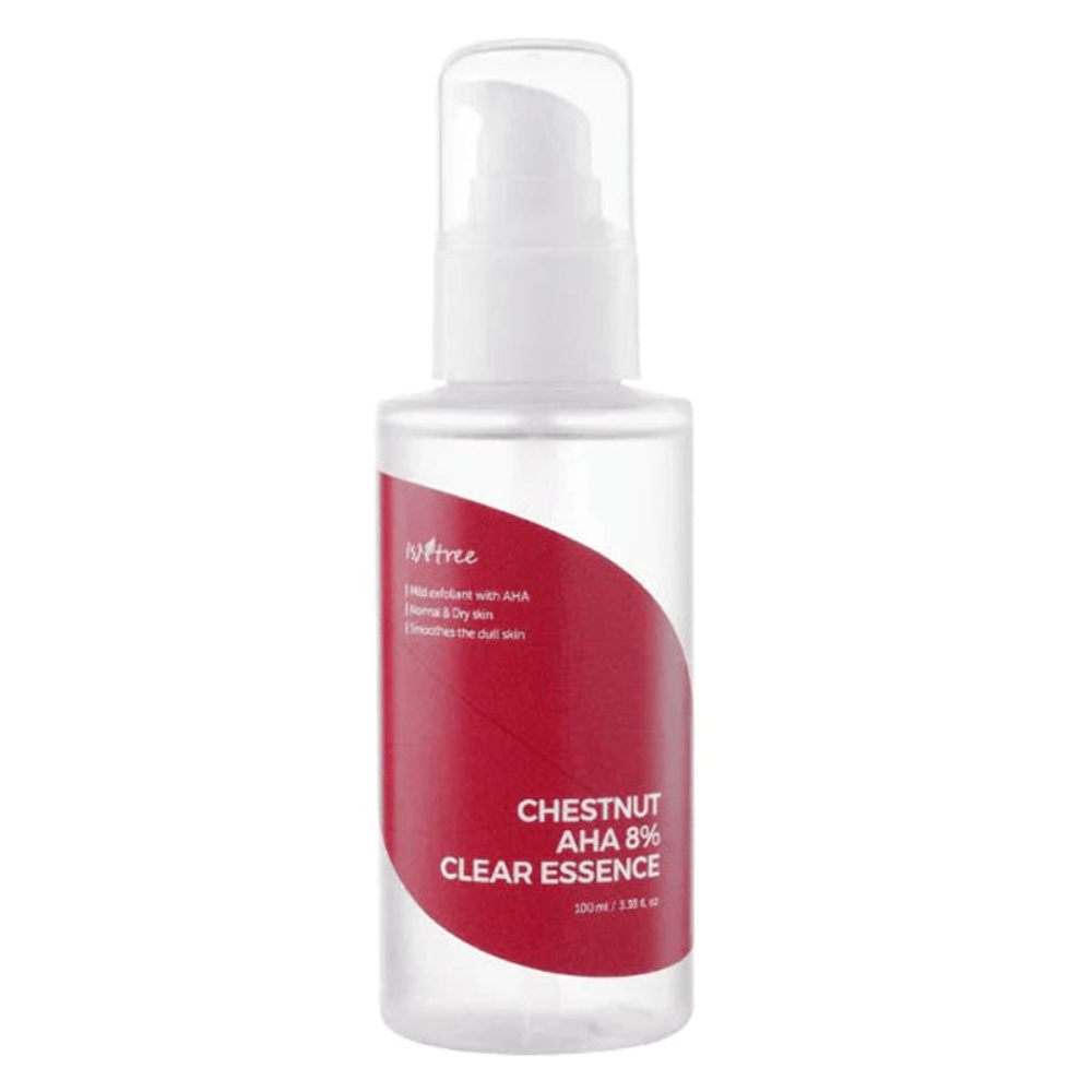 ISNTREE Chestnut AHA 8% Clear Essence 100ml - AUTHENTIC Korean Skincare