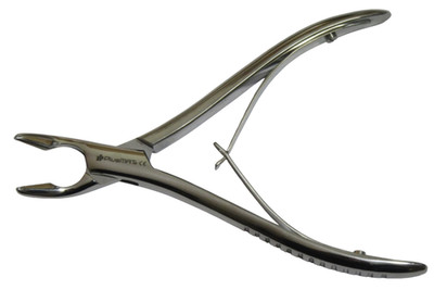 Professionelle Dental Luer gebogene Knochen Rongeur Pinzette 15 cm Oralchirurgie