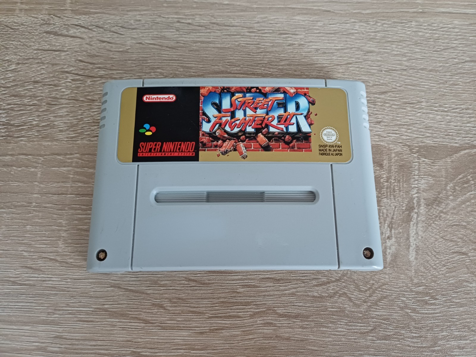 Super Street Fighter 2 II - Super Nintendo SNES - fonctionnel - jeu original PAL
