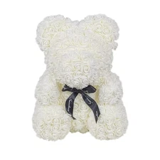 Eternal Rose Teddy Bear Valentine's Gift With 32 Color Options (40cm)