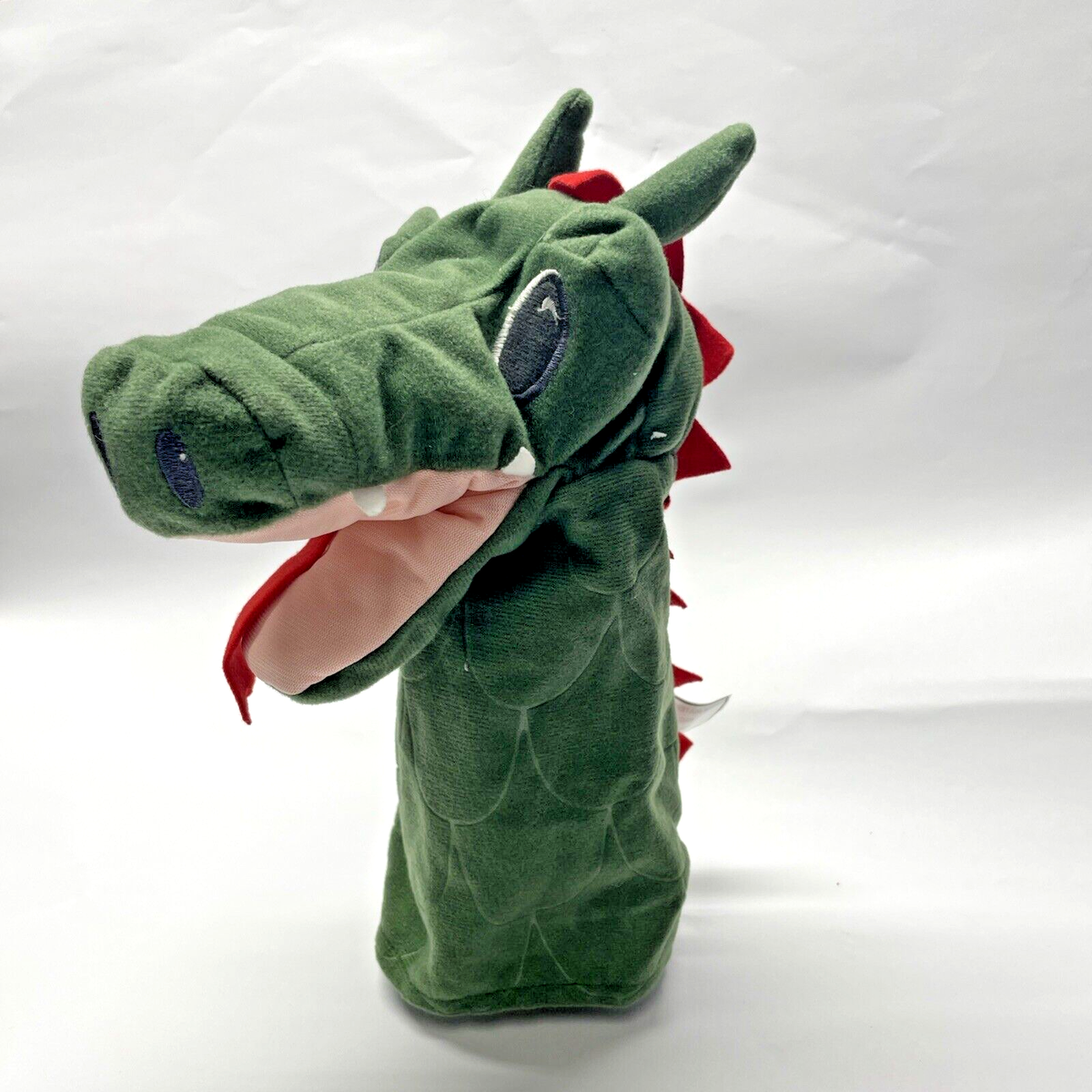 ID:G809627　人形 IKEA FANTASIVARLD Dragon Hand Puppet Plush Green Red Lovey Toy 10