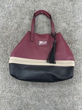 NEW Guess Tote Handbag Wine Multi Colored Jamiya Snap Large