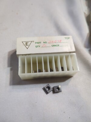 Qty.10 Htf Everede Tool #30578 Carbide Inserts (A15)