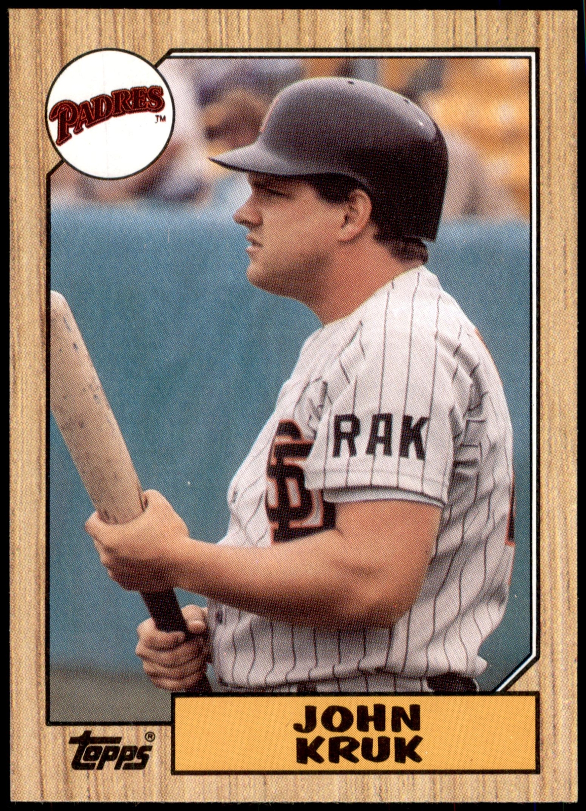 John Kruk #123 1987 Topps