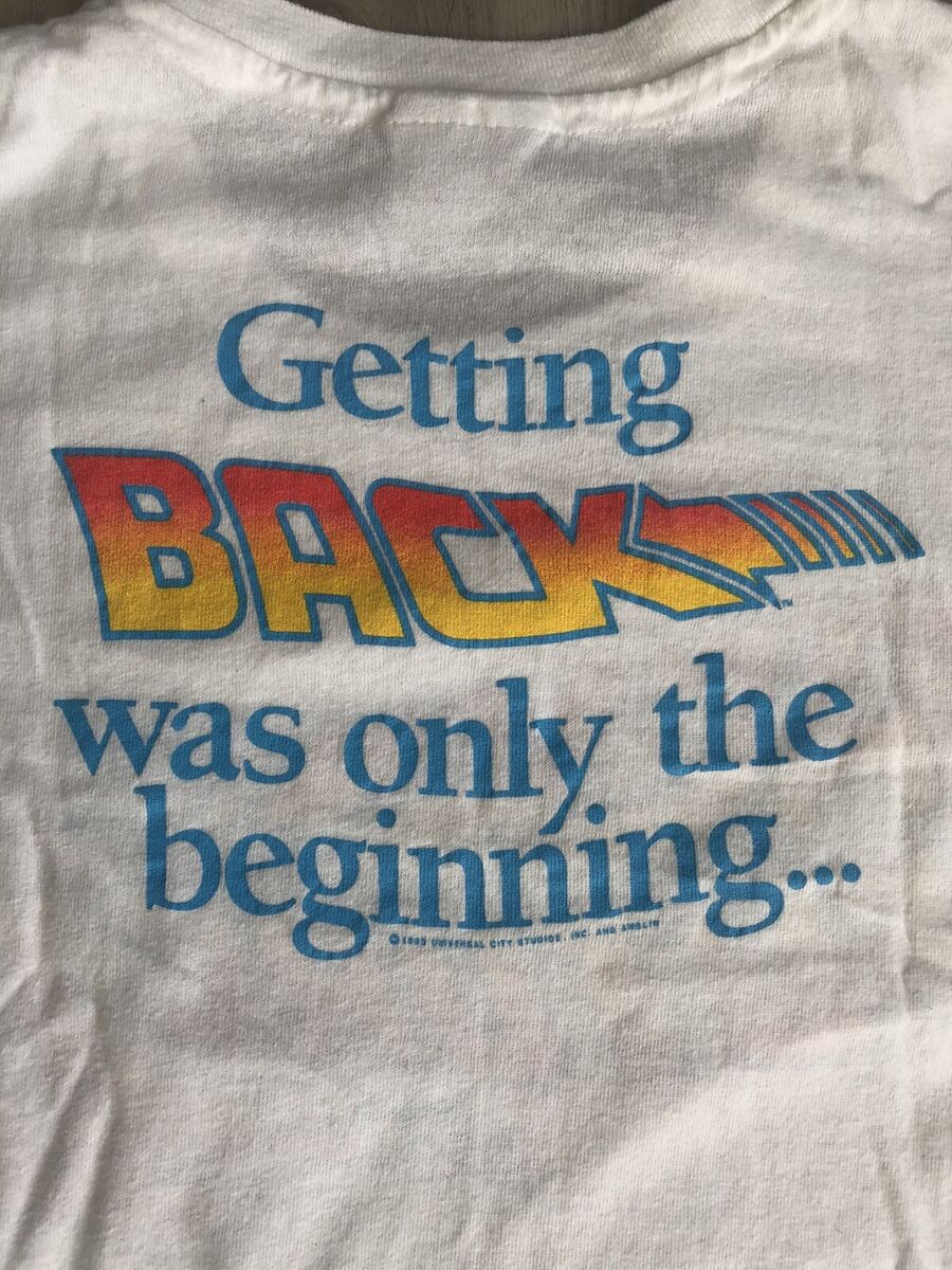 Vintage Back To The Future Part 2 II 1989 T Shirt Tag Large Vintage Back To The Future Part 2 II 1989 T Shirt Tag Large