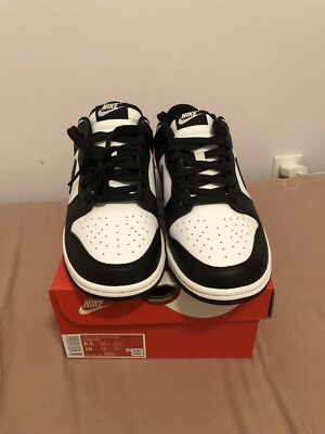 Nike Dunk Low Retro White Black Panda Men size 8.5 | eBay