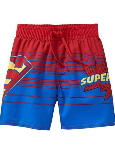 Tronchetti corti da bagno Batman Superman Captain nuovi con etichette Old Navy Superheroes - Foto 6 di 13