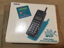 NEC Talk Time MVP Portable Cell Phone Model 182 Vintage 1995