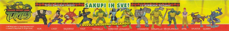 Dolci Preziosi Minifigures (1.6 in) - TMNT Series (2005) - Choose a character! - Image 3 of 4