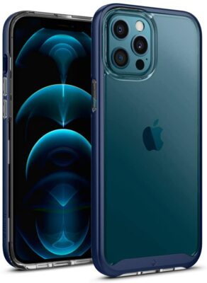 Caseology Skyfall Coque pour iPhone 12 Pro Max (2020) Bleu marine