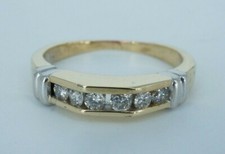 Women's 14k Gold Diamond Wedding Band