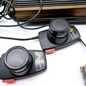 Atari 2600 CX2600A Video Game Console 1980 Paddle Instructions in Original Box 