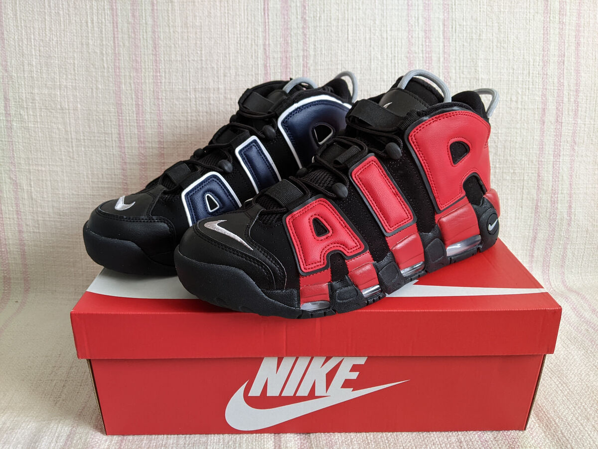 Nike Air More Uptempo 96 Split Black Red Blue Pippen DJ4400 Nike Air More Uptempo 96 Split Black Red Blue Pippen DJ4400