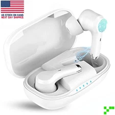 TWS Bluetooth Earbuds Waterproof Bluetooth 5.1 Headset Noise Cancelling Wireless