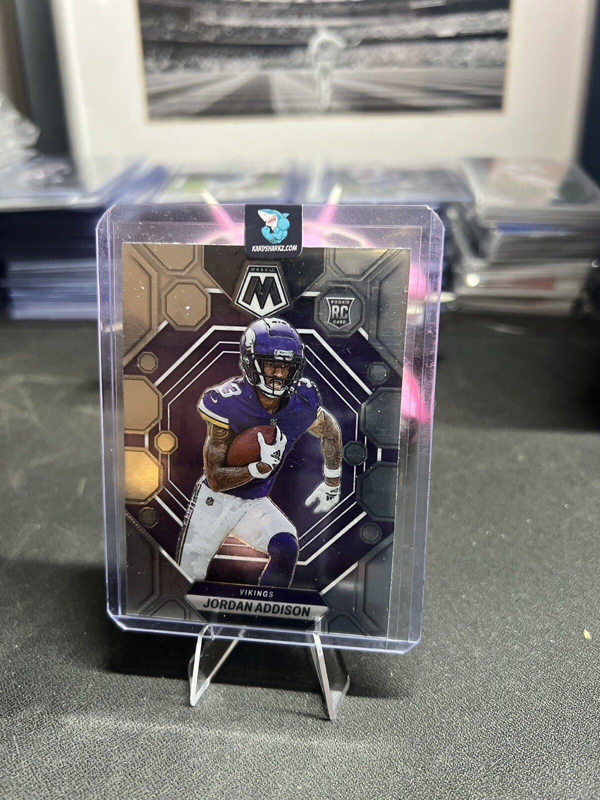 2023 Mosaic Football Jordan Addison RC No. 337 Vikings