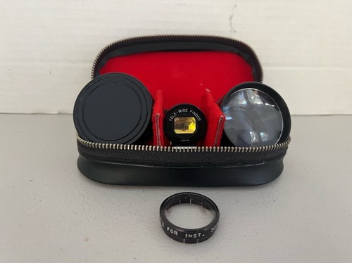 Set of 3 Lentar Aux Camera Lenses: Tele lens and Wide Angle with Case instamatic