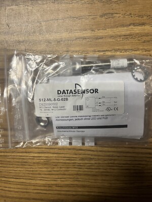 LOT 2 - Datasensor S12-ML-5-G-02B Laser Einweg Sensor