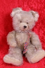 Diem Teddybär 40 cm Mohair Gelenk Brummstimme Beige Sonneberg Thüringen Vintage