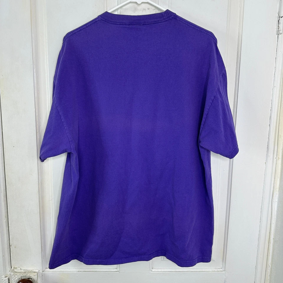 Camiseta De Colección Baltimore Ravens Maryland Fútbol NFL Púrpura Adulto XL Verdadero Fan Foto 3 de 4