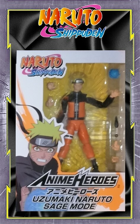 Uzumaki Naruto Sage Mode-Naruto Shippuden-Anime Heroes- Figure - Figurine Bandai
