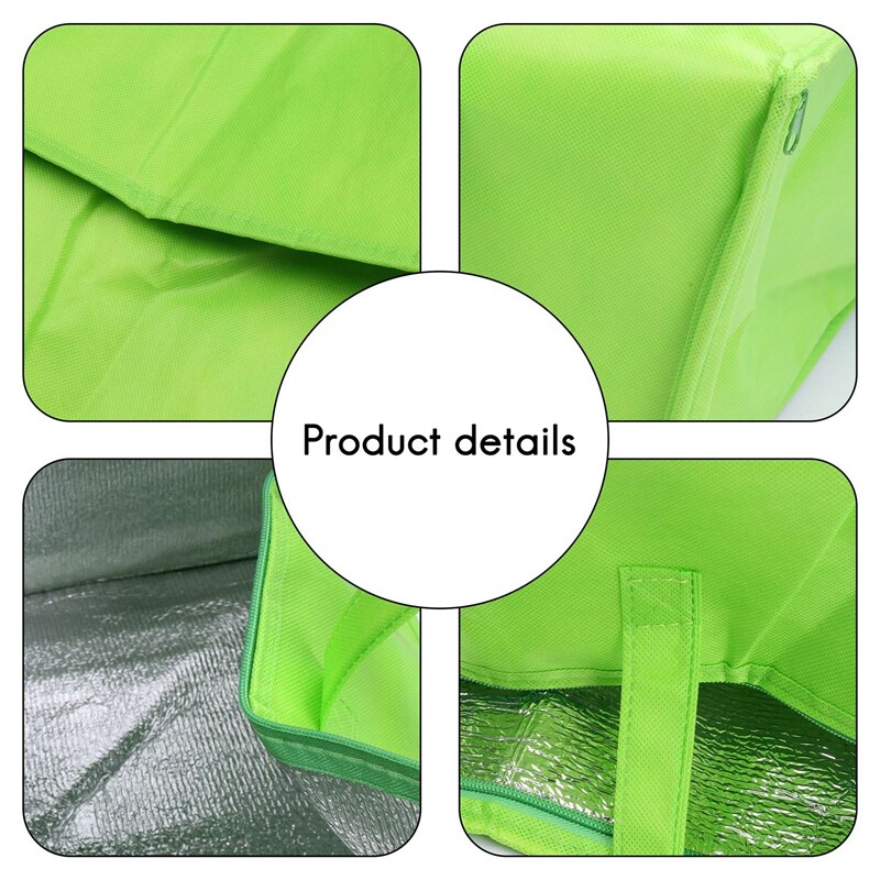 Foldable Cooler Bag Portable Food Cake Insulated Bag Aluminum Foil