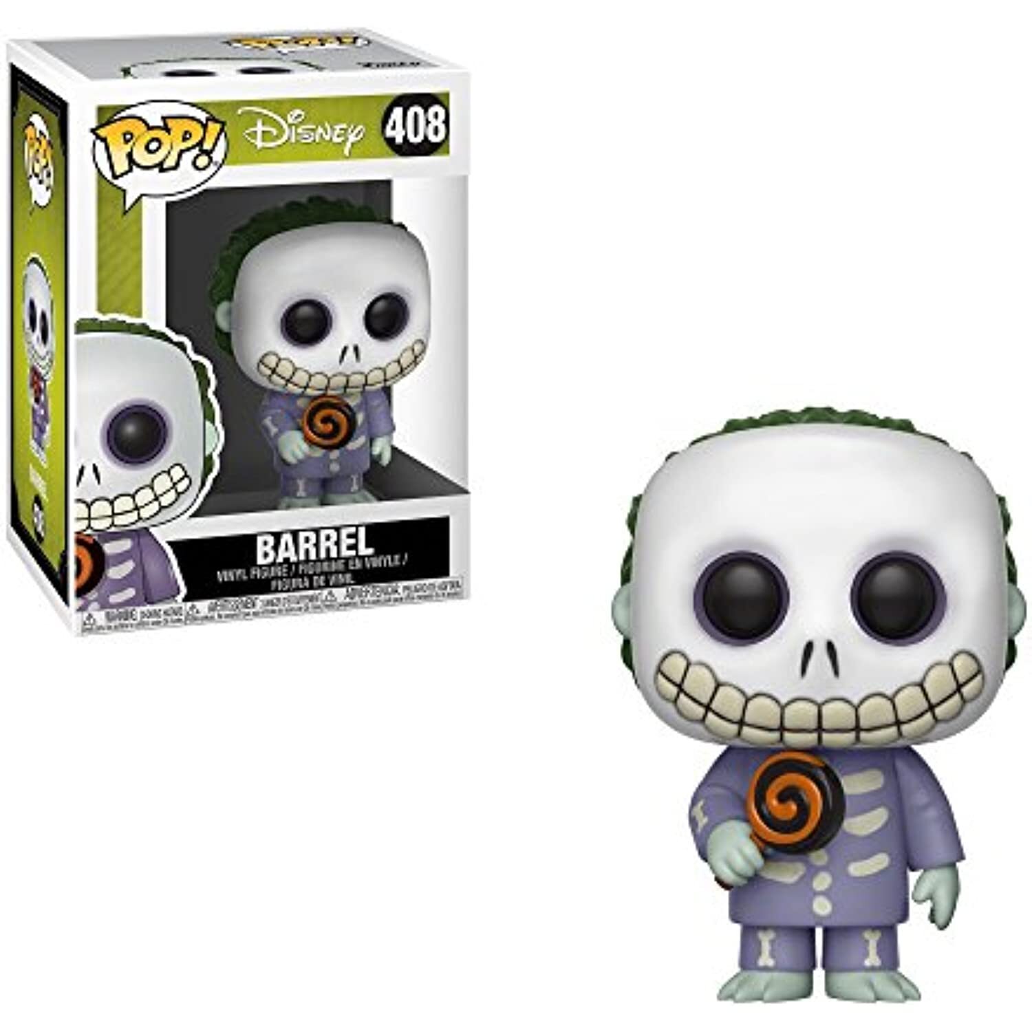 Funko Pop! Figura De Barril De Disney: Pesadilla Antes De Navidad Con Protector