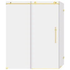 44-48"W x 76"H x 34 1/2"D Shower Enclosure ULTRA-C Gold by LessCare