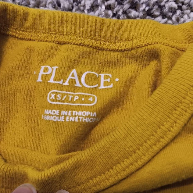 Camiseta Dinosaurio Niños XS 4 The Children's Place Naranja Manga Corta Foto 2 de 4