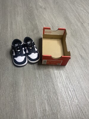 Nike Dunk Low Panda Toddler Unisex Shoe Size 3c Black White Skate CW1589-100