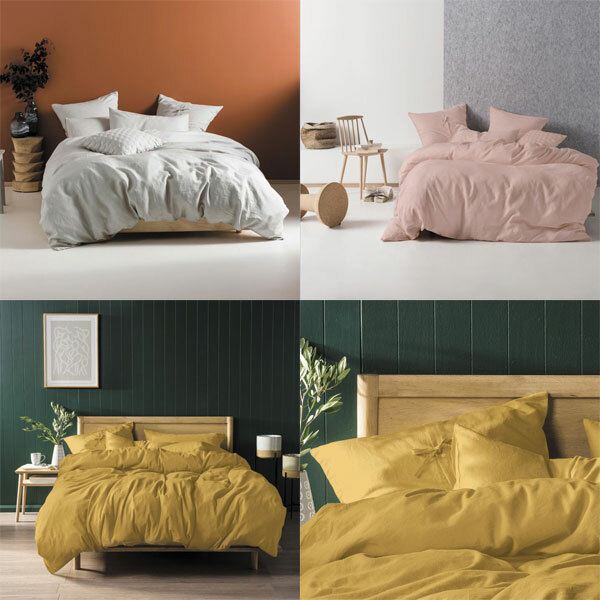 Linen House Cotton Set Cover Duvet 100 Nimes 4124byrkv42704