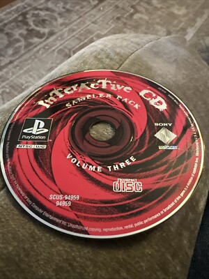Ps1 Sample Pack Sony PlayStation 1 Interactive CD Sampler Pack Volume Three 3 PS1 Demo ...